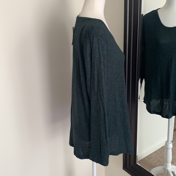 Green heathered top/sweater - Picture 5 of 6